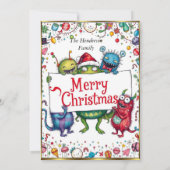 Little Monsters Christmas very nice party  招待状 (裏面)