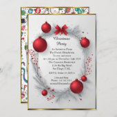 Little Monsters Christmas very nice party  招待状 (正面/裏面)