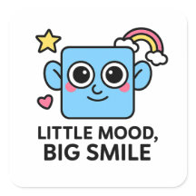 Little Mood Big Smile - かわいいSmiloステッカーシート