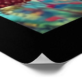 Little Moose Calf Quilt Like Design ポスター (角)