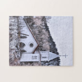 Little Mountain Town Church - 11x14 - 252個 ジグソーパズル (横)