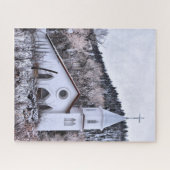 Little Mountain Town Church - 16x20 - 520個 ジグソーパズル (横)