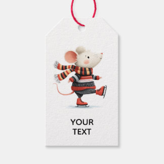Little Mouse on Ice Gift Tag ギフトタグ
