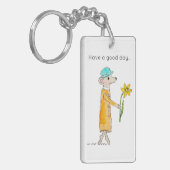 Little Mouse With Daffodil キーホルダー (正面左)