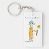 Little Mouse With Daffodil キーホルダー (正面)