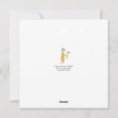 Little Mouse With Daffodil シーズンカード (裏面)