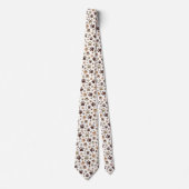 Little Muddy Paw Prints Tie ネクタイ (正面)