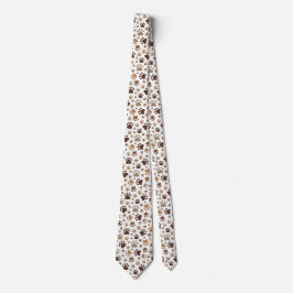 Little Muddy Paw Prints Tie ネクタイ