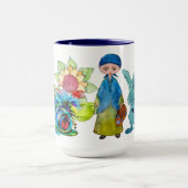 Little Mustard Seed & Friends （バージョン2） マグカップ (中央)