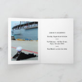 Little Navy Boy 航海の Birthday Partyの写真 招待状 (内部)