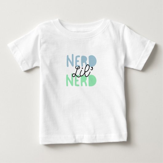 Little Nerd T-shirt  ベビーTシャツ (正面)