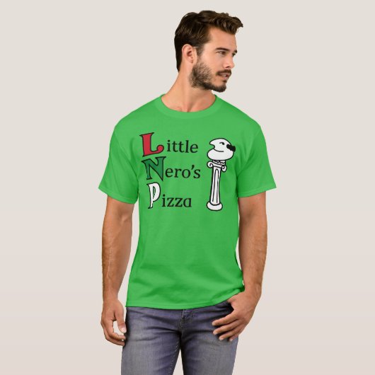 Little Neros Pizza Home Alone Tシャツ (正面フル)