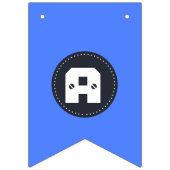 Little Officer Police Birthday | Personalized  バンティングフラッグ (第3の旗)