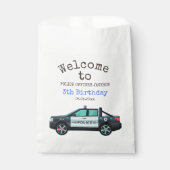 Little Officer Police Birthday | Personalized  フェイバーバッグ (正面)