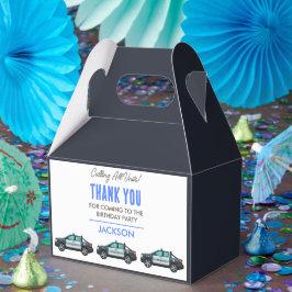 Little Officer Police Birthday | Personalized  フェイバーボックス