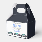 Little Officer Police Birthday | Personalized  フェイバーボックス (正面サイド)