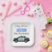 Little Officer Police Birthday | Personalized  ペーパープレート (パーティー)