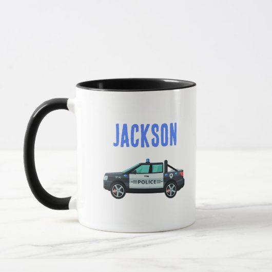 Little Officer Police Birthday | Personalized  マグカップ (左)