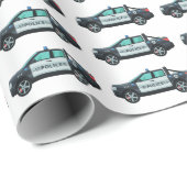 Little Officer Police Birthday | Personalized  ラッピングペーパー (ロールコーナー)