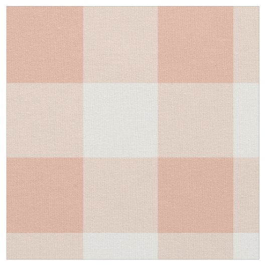 Little One Buffalo Check - dusty apricot ファブリック (クローズアップ)
