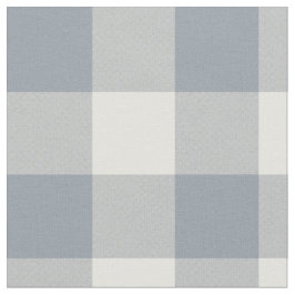 Little One Buffalo Check - dusty steel gray ファブリック