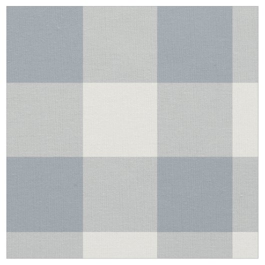 Little One Buffalo Check - dusty steel gray ファブリック (クローズアップ)