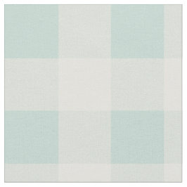 Little One Buffalo Check - soft teal ファブリック