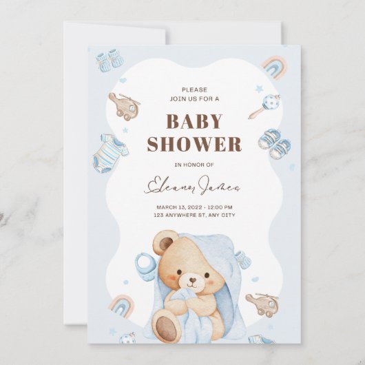 Little One Celebration Time 招待状 (裏面)