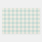 Little One Collection - soft teal ラッピングペーパーシート (正面3)