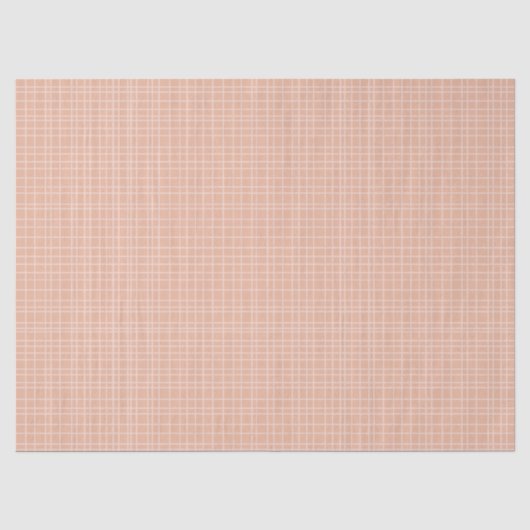 Little One Hand Drawn Grid - ダスティアプリコット 薄葉紙 (正面)