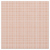 Little One Hand Drawn Grid - dusty apricot ファブリック (クローズアップ)