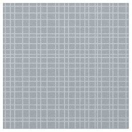 Little One Hand Drawn Grid - dusty steel gray ファブリック