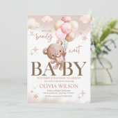 Little One On The Way Baby Shower Invitation 招待状 (スタンド正面)