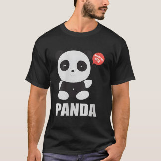 Little Panda Never Say No To Panda Tシャツ