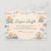Little Patriot Welcome Diapper Raffle エンクロージャーカード (正面)