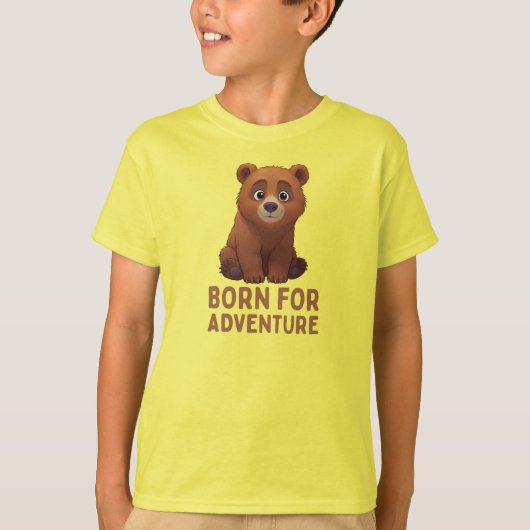Little Paw "Born For Adventure" Tシャツ (正面)