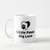 Little Paws Big Love Mug コーヒーマグカップ (左)