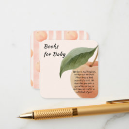 Little Peach Books for Baby Enclosure Card エンクロージャーカード