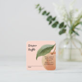 Little Peach Diaper Raffle Enclosure Card エンクロージャーカード (スタンド正面)