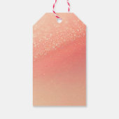 Little Peach Floral Baby Shower ギフトタグ (裏面)