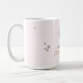 Little Pearl Seashells Diamonds Dots Baby Shower コーヒーマグカップ (左)
