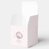 Little Pearl Seashells Diamonds Dots Baby Shower フェイバーボックス (オープン)