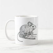 Little Pencil Mouse コーヒーマグカップ (左)