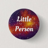 Little Personカスタマイズ可能な銀河系ID 缶バッジ (正面)