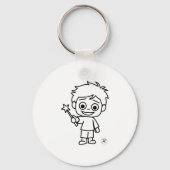 Little Phiri und Zauberstab キーホルダー (正面)