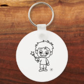 Little Phiri und Zauberstab キーホルダー (正面)