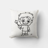 Little Phiri und Zauberstab クッション (正面)