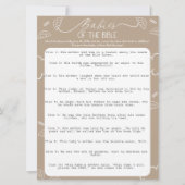 Little Piece of Heaven Beige Babies of the Bible 招待状 (正面)