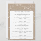 Little Piece of Heaven Beige Guess Who Game  招待状 (正面)