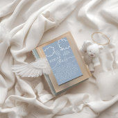 Little Piece of Heaven Blue Books For Baby エンクロージャーカード